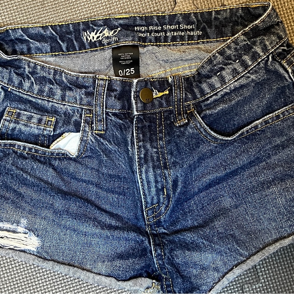 Mossamo Blue Denim Shorts